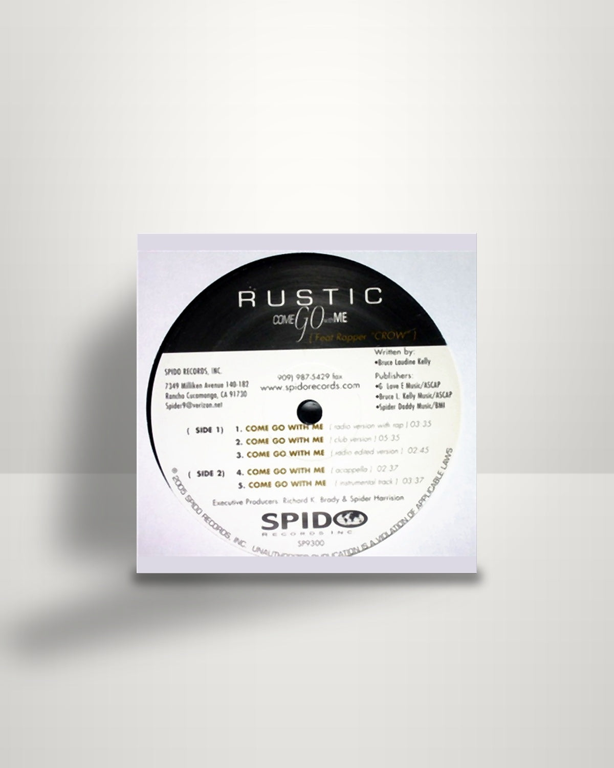 Rustic – Come Go With Me - 12" - Spido Records Inc. US 2005