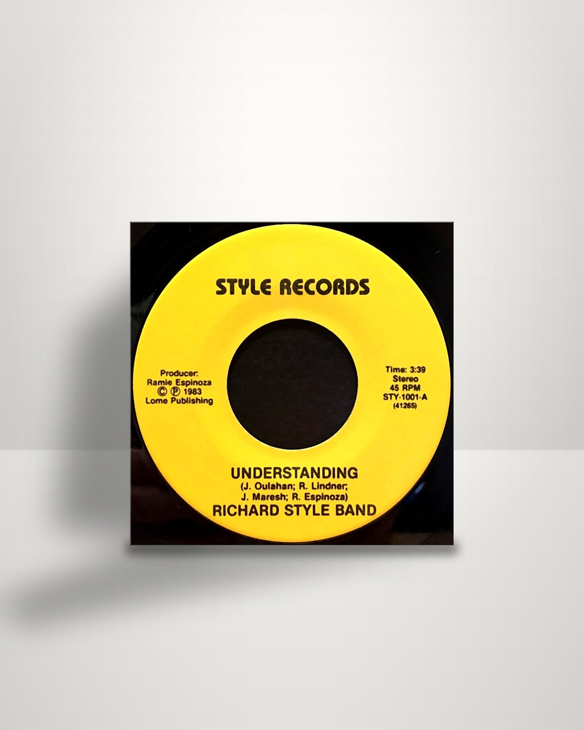 Richard Style Band – Understanding - 7" - Style Records US 1983