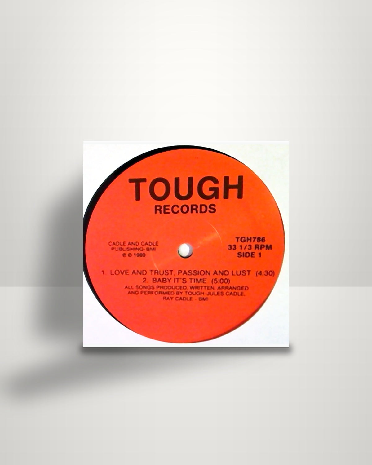 Tough – Love And Trust, Passion And Lust - 12" - Tough Records US 1989