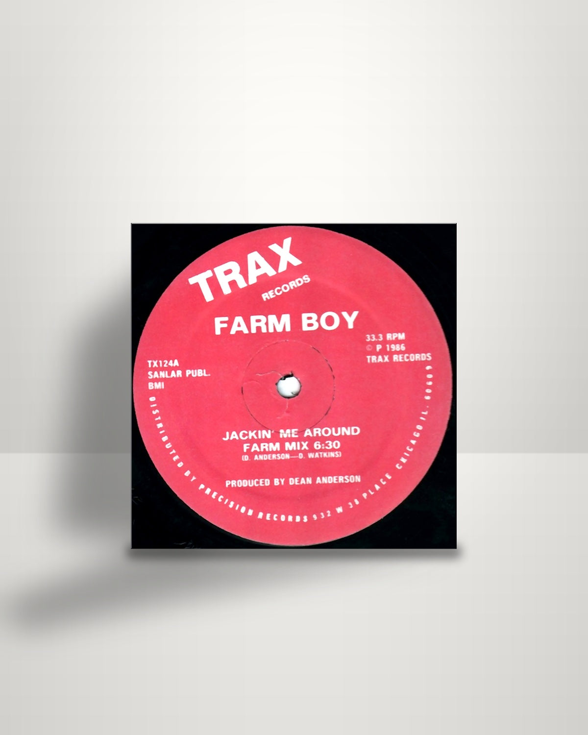 Farm Boy – Jackin' Me Around - 12" - Trax Records US 1986