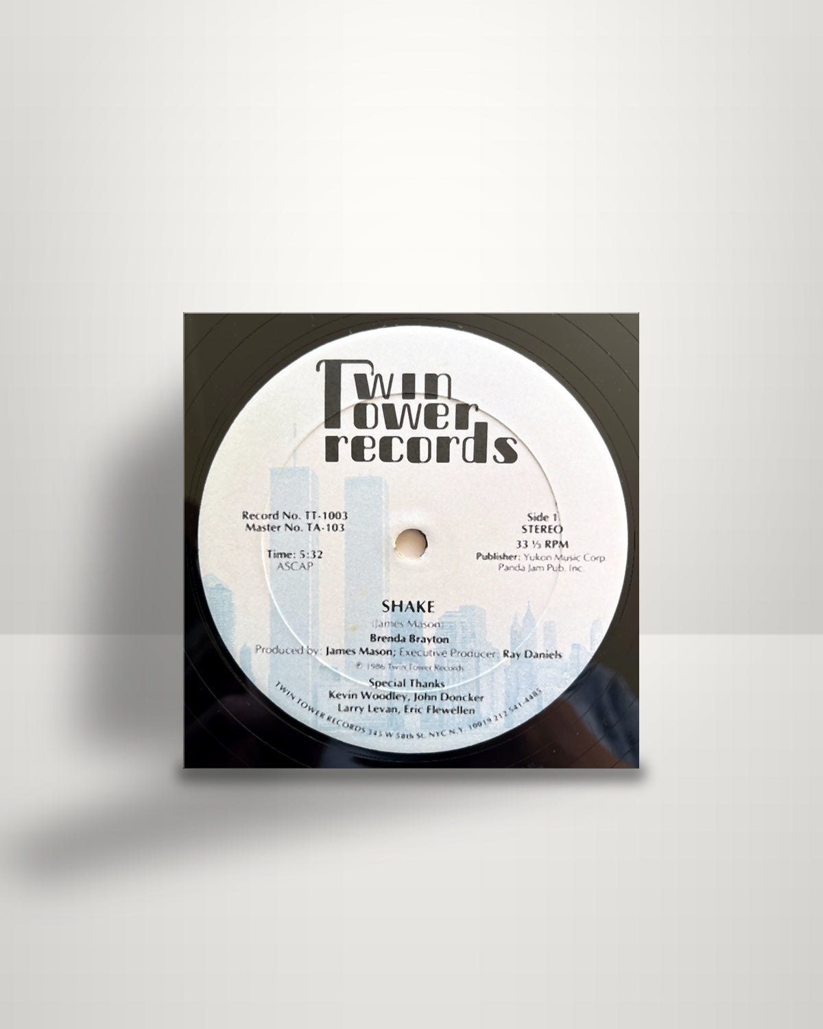 Brenda Brayton – Shake - 12" - Twin Tower Records US 1986