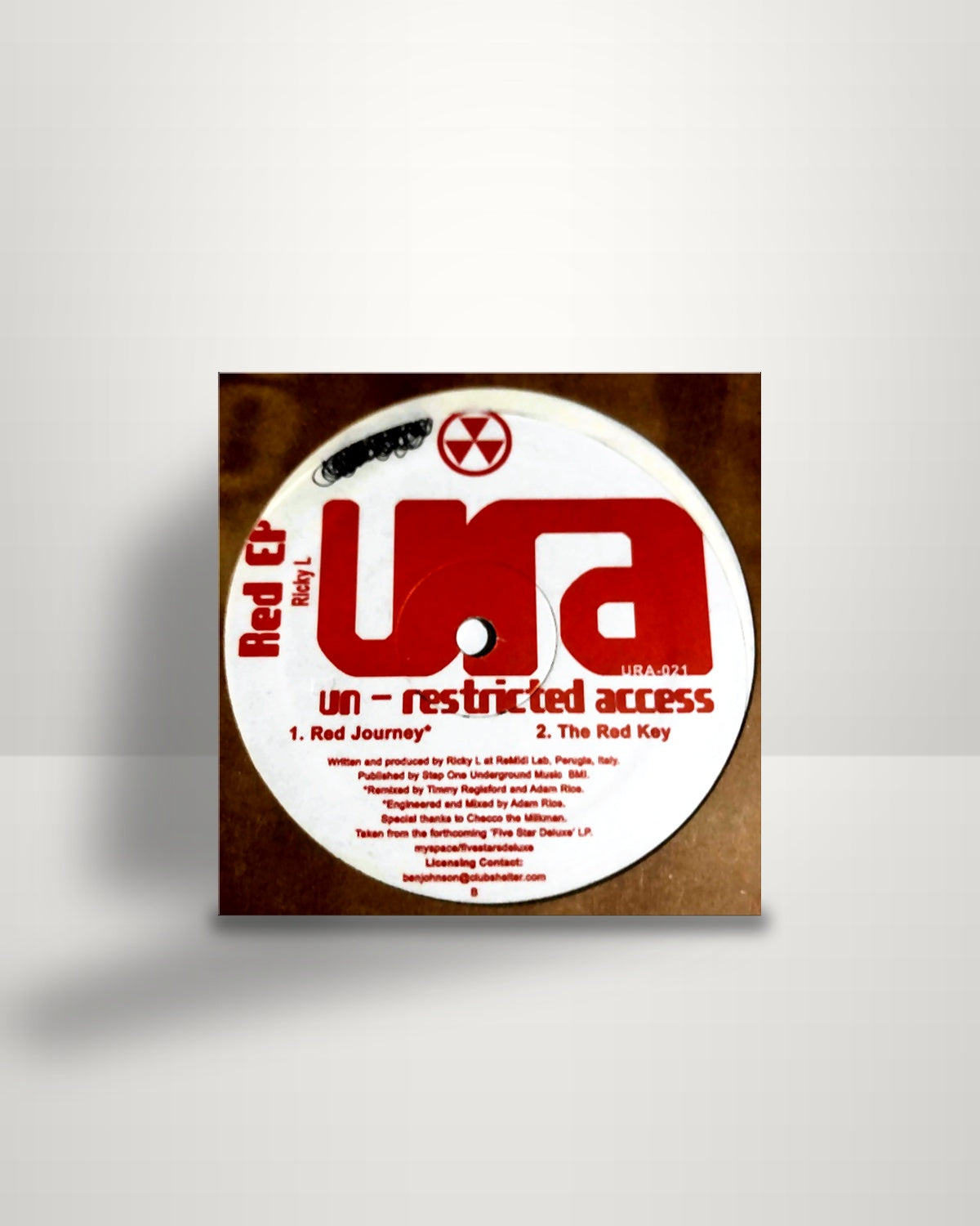 Ricky L – Red EP - 12" - Un-Restricted Access US 2009