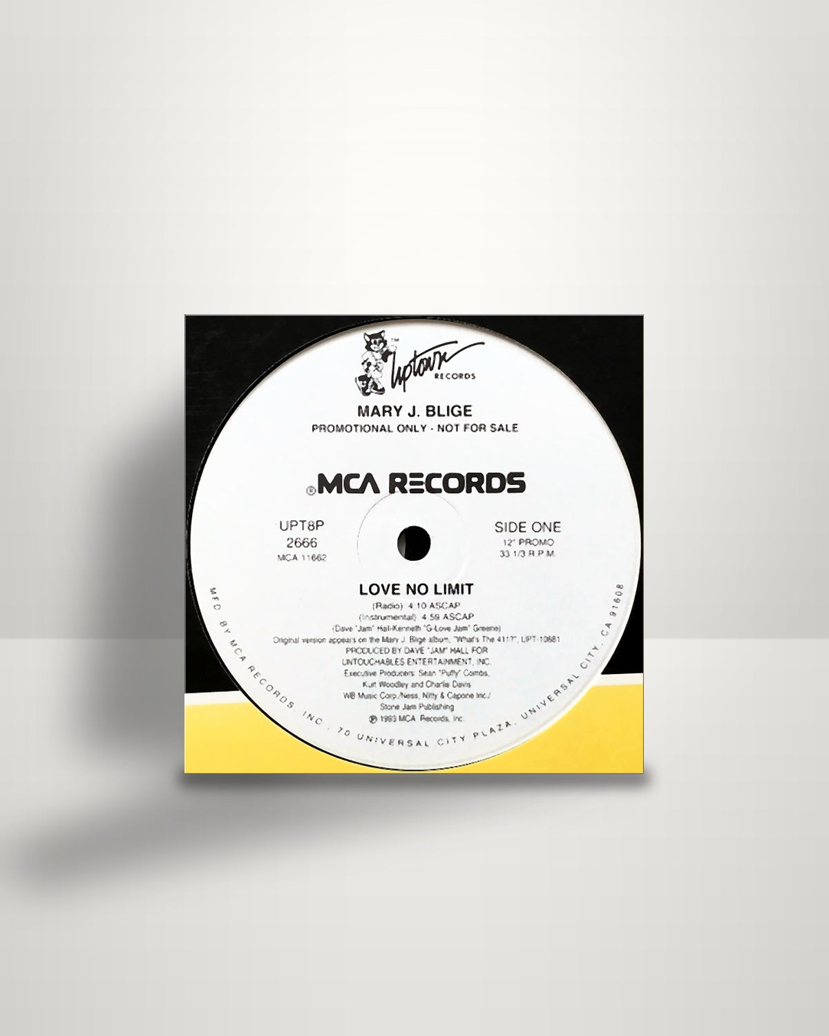 Mary J. Blige – Love No Limit - 12" - Uptown Records US 1993