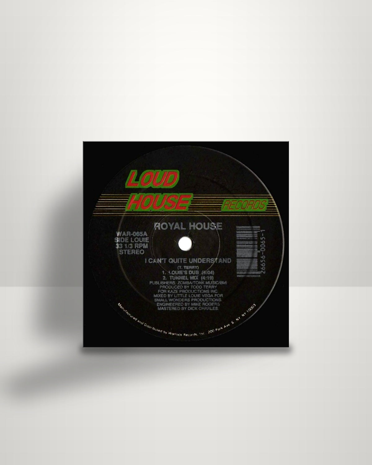 Royal House – I Can't Quite Understand - 12" - Warlock Records US 1990
