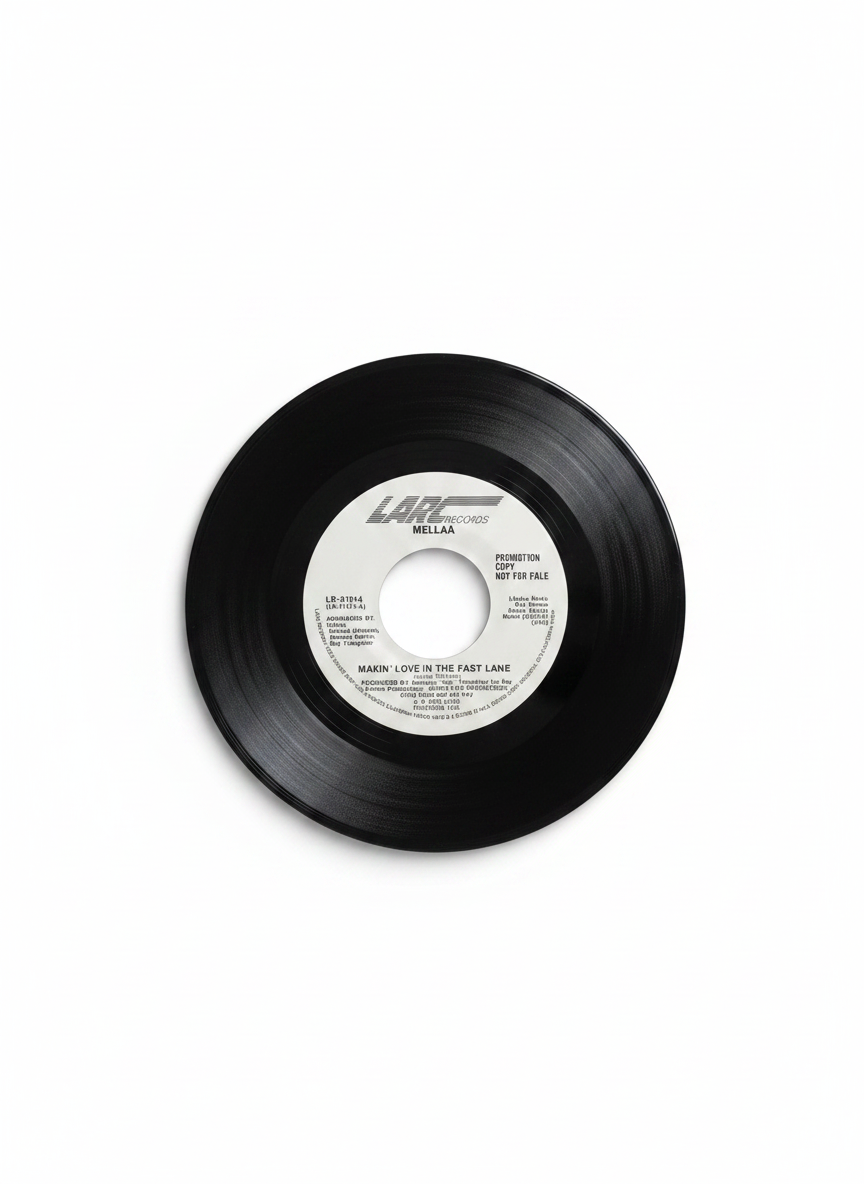 Mellaa ‎– Makin' Love In The Fast Lane 7" Soul Funk Promo 1983 LARC