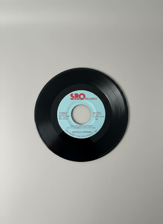 Anthony Watson ‎– Solid Love Affair 7" Soul Funk 1984
