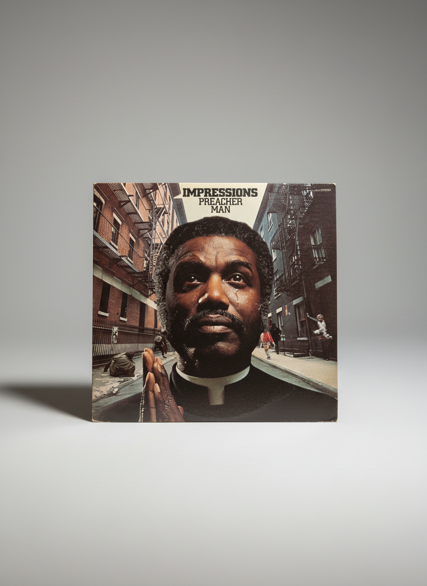 Impressions ‎– Preacher Man LP Soul Funk / Mellow Grooves 1973
