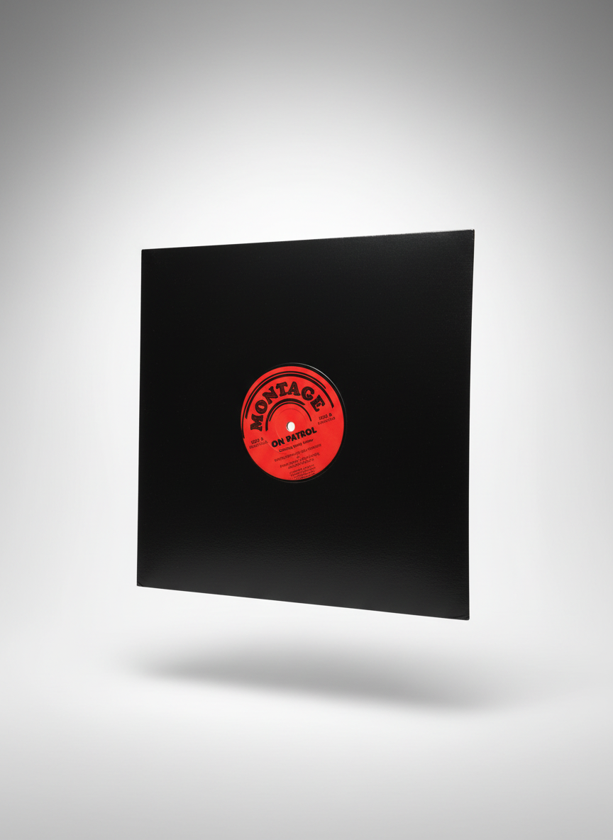 Montage featuring Spudy Hunter ‎– On Patrol 12" Hip Hop / Indie Rap