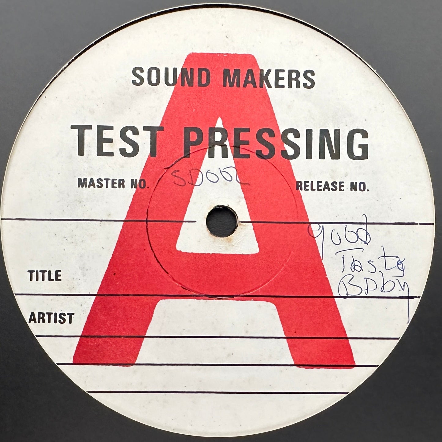 Imagery ‎– Good Taste Baby 12" Test Press Modern Soul / Boogie 1987