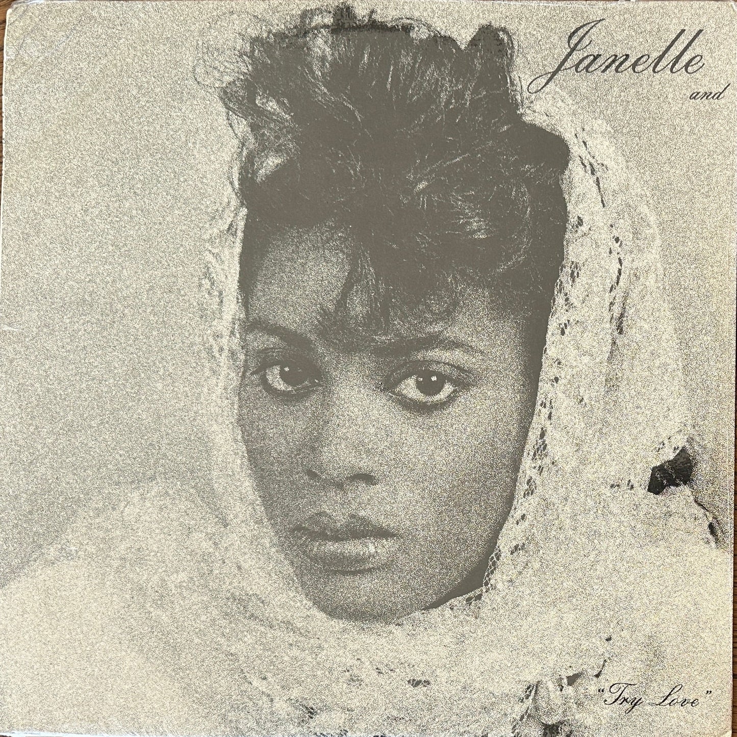 Janelle And The Cause ‎– Try Love 12" Electro Funk / Boogie 1985