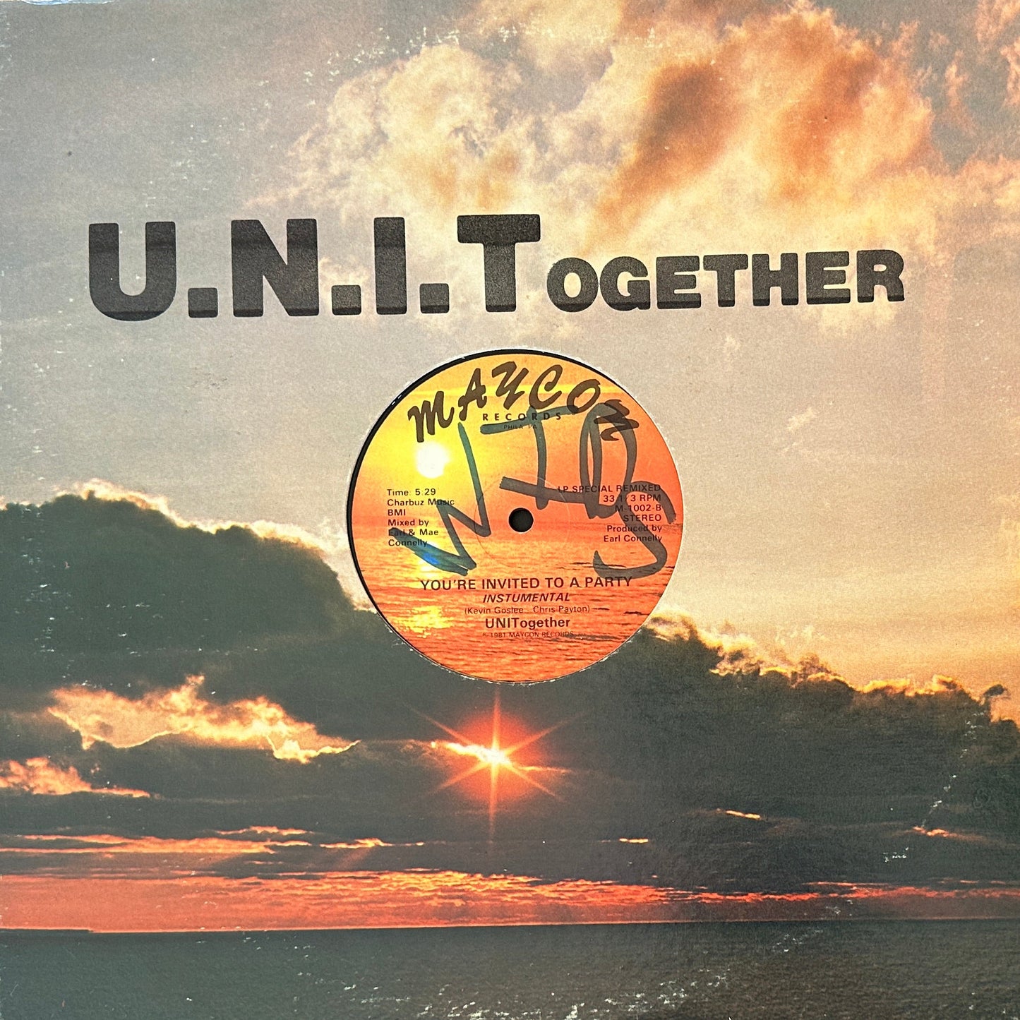 UNITogether – You're Invited To A Party 12" Disco Funk 1980