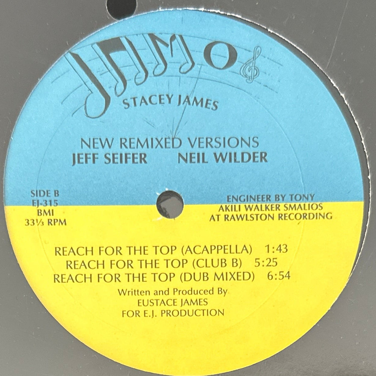 Stacey James ‎– Reach For The Top 12" Disco Funk 1986