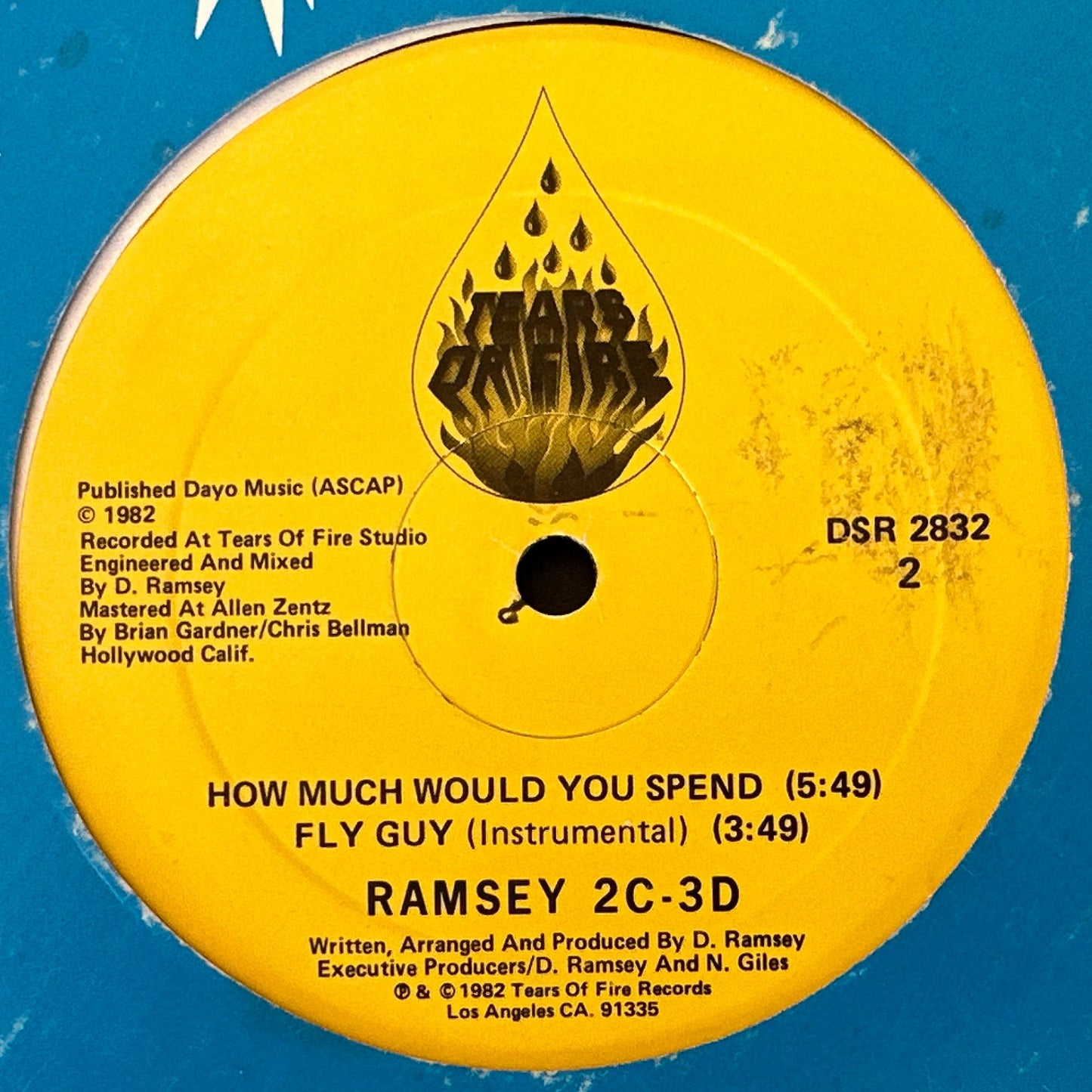 Ramsey 2C-3D – Fly Guy And The Unemployed 12" Electro / Funk Boogie 1982
