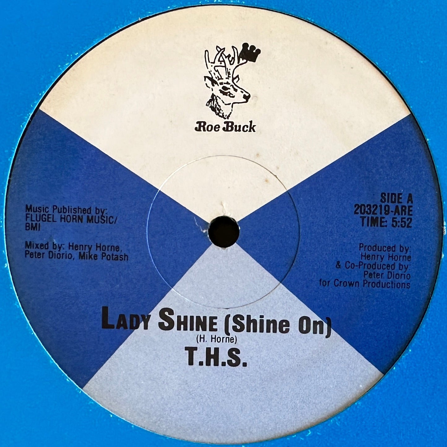 T.H.S - Lady Shine 12" Disco Funk 80's