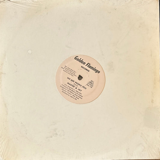 Master Jay ‎– We Are People Too 12" Disco Funk / Rap 1980