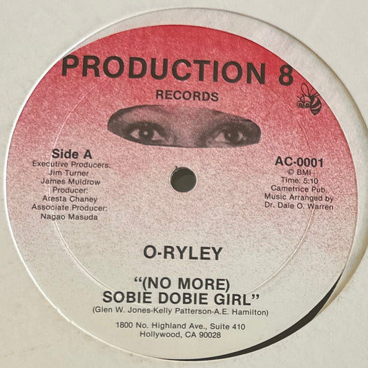 O-Ryley ‎– (No More) Sobie Dobie Girl 12" Soul Funk / Jazz 1985