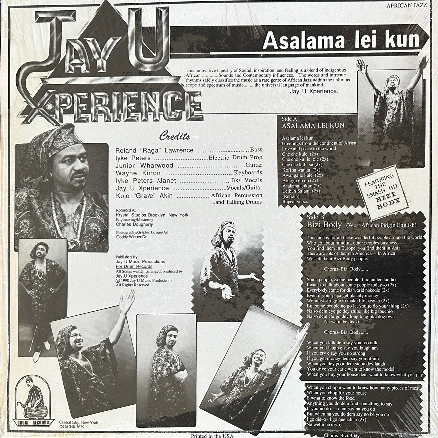 Jay U Xperience – Asalama Lei Kun 12" 1990