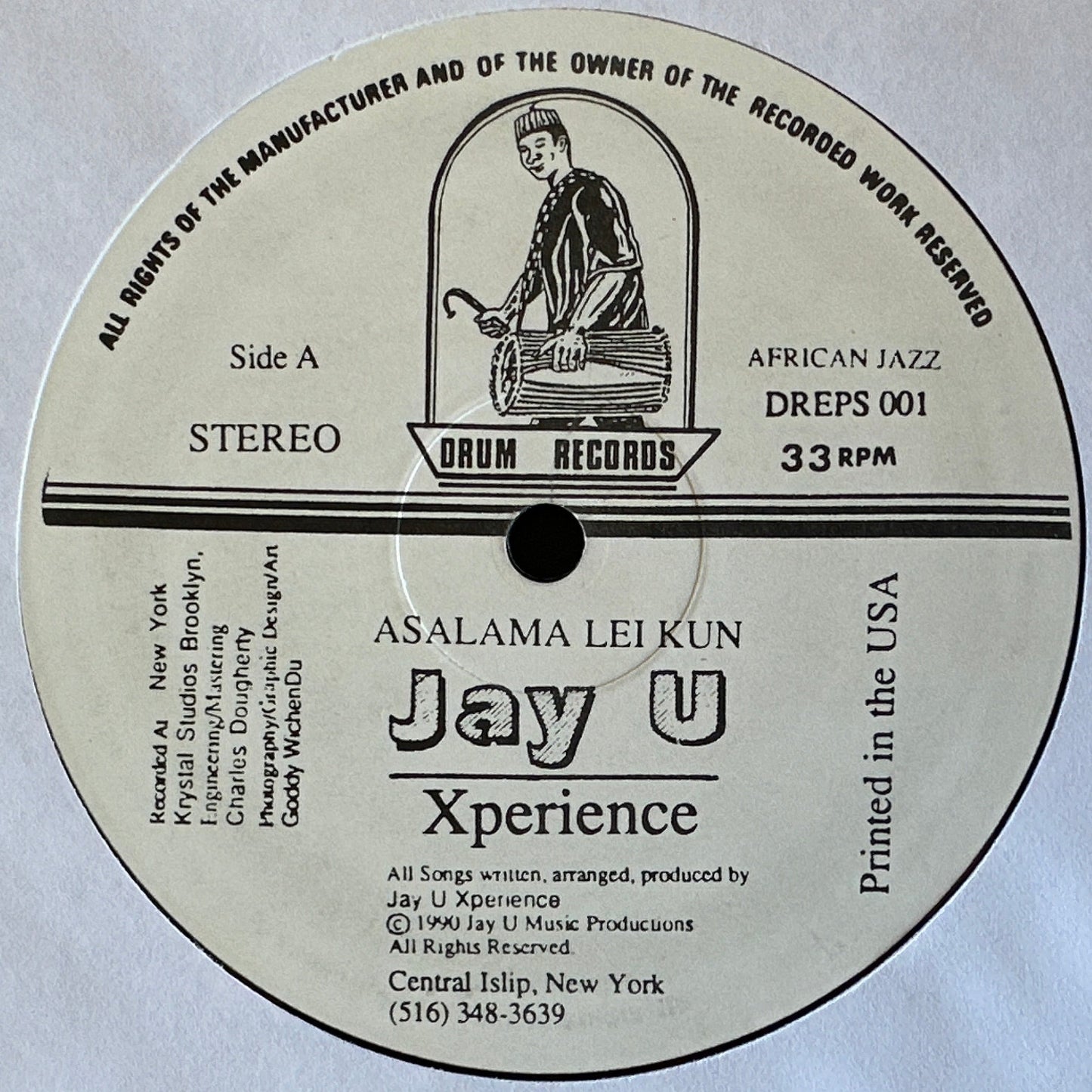 Jay U Xperience – Asalama Lei Kun 12" 1990
