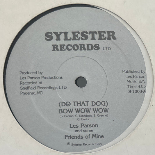 Les Parson ‎– (Do That Dog) Bow Wow Wow 12" Disco Funk 1979