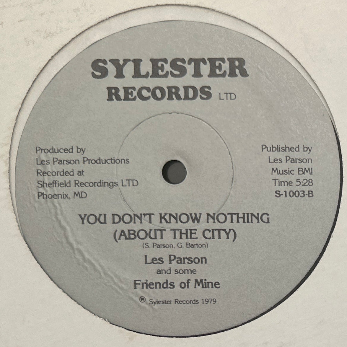 Les Parson ‎– (Do That Dog) Bow Wow Wow 12" Disco Funk 1979