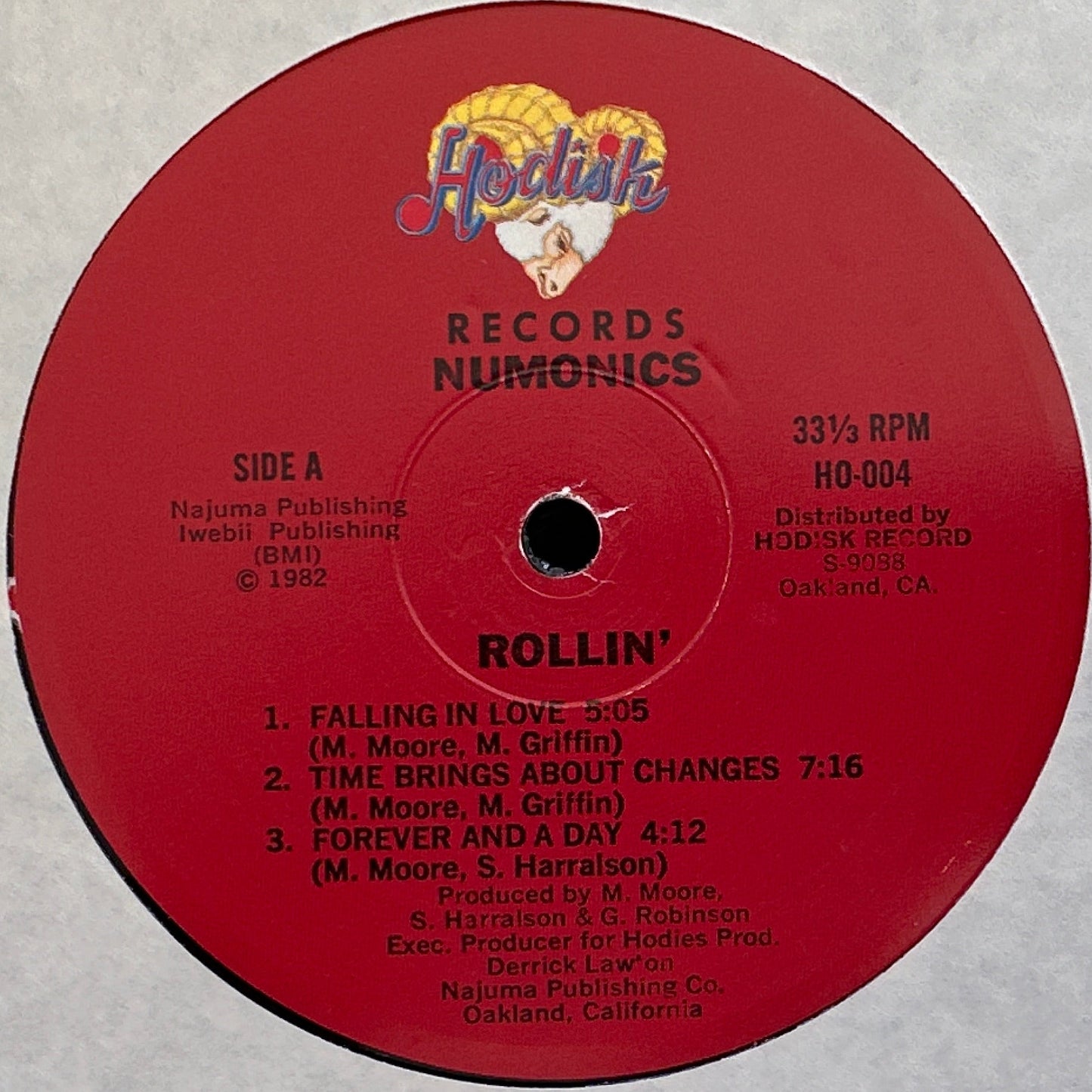 Numonics ‎– Rollin' LP Soul Funk 1982