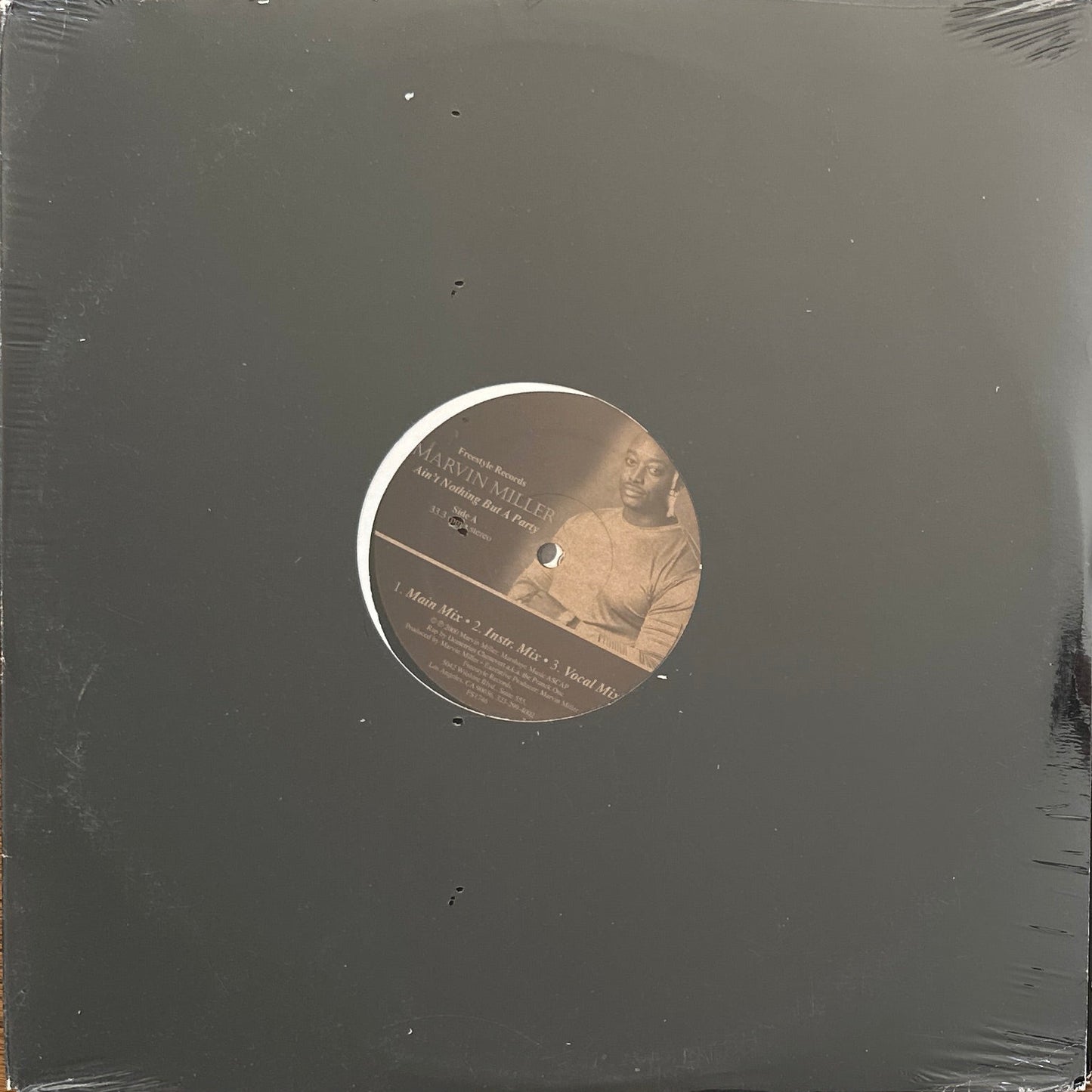 Marvin Miller – Ain’t Nothing But A Party 12" R&B Swing 2000