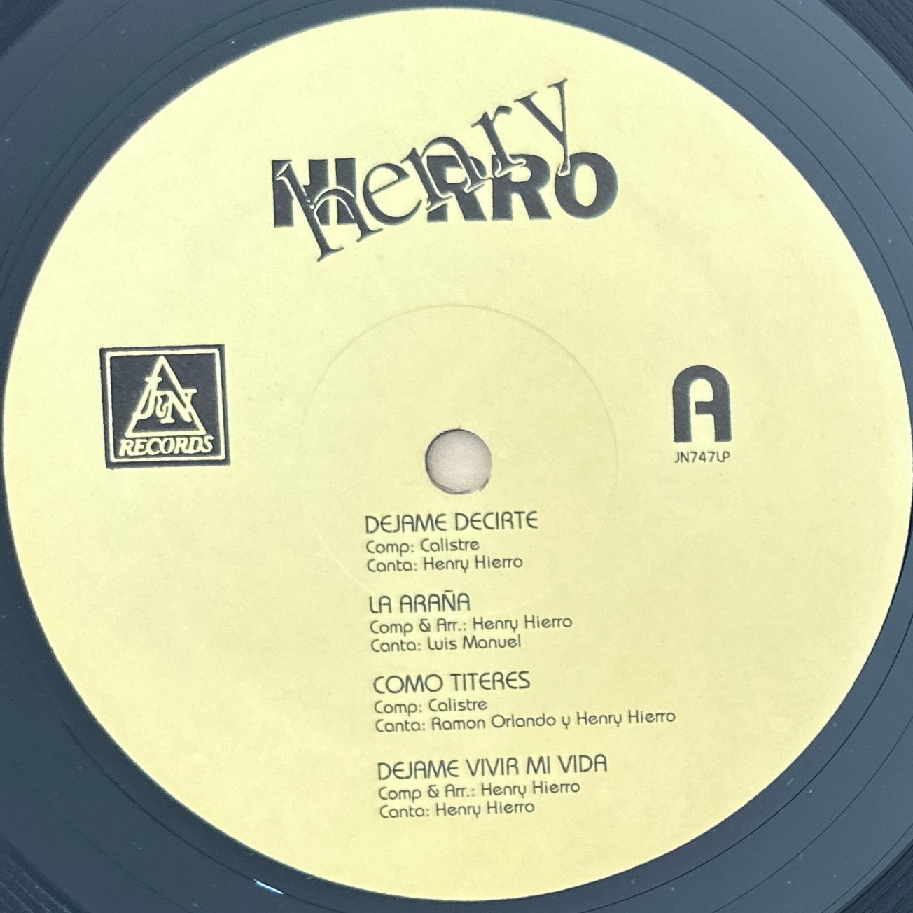 Henry Hierro - S/t - LP Latin / Modern Soul  80's