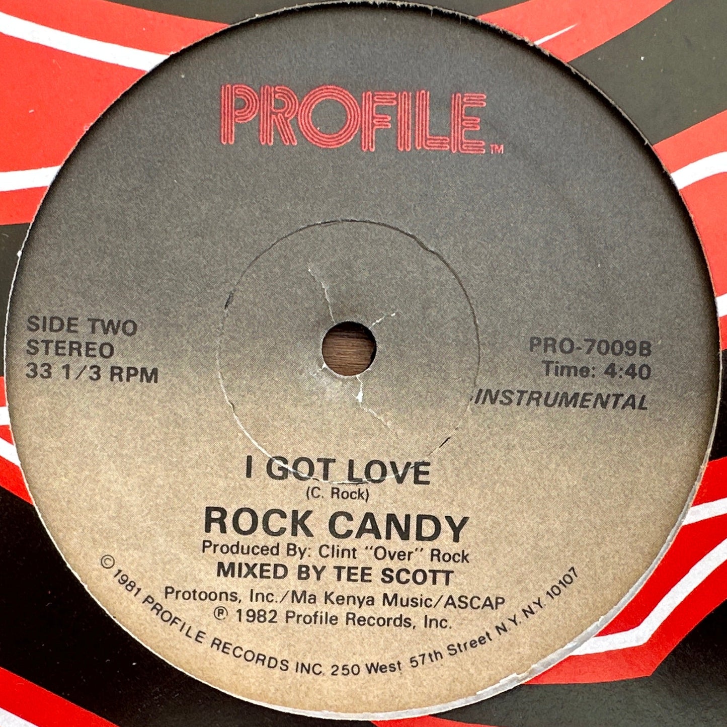 Rock Candy ‎– I Got Love 12" Disco Funk 1982