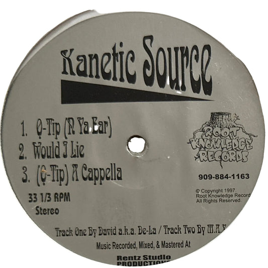 Kanetic Source ‎– Q-Tip  12" Hip Hop / Indie Rap 1997