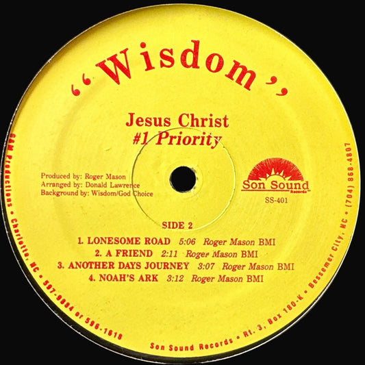 Unknown Gospel Lp Wisdom