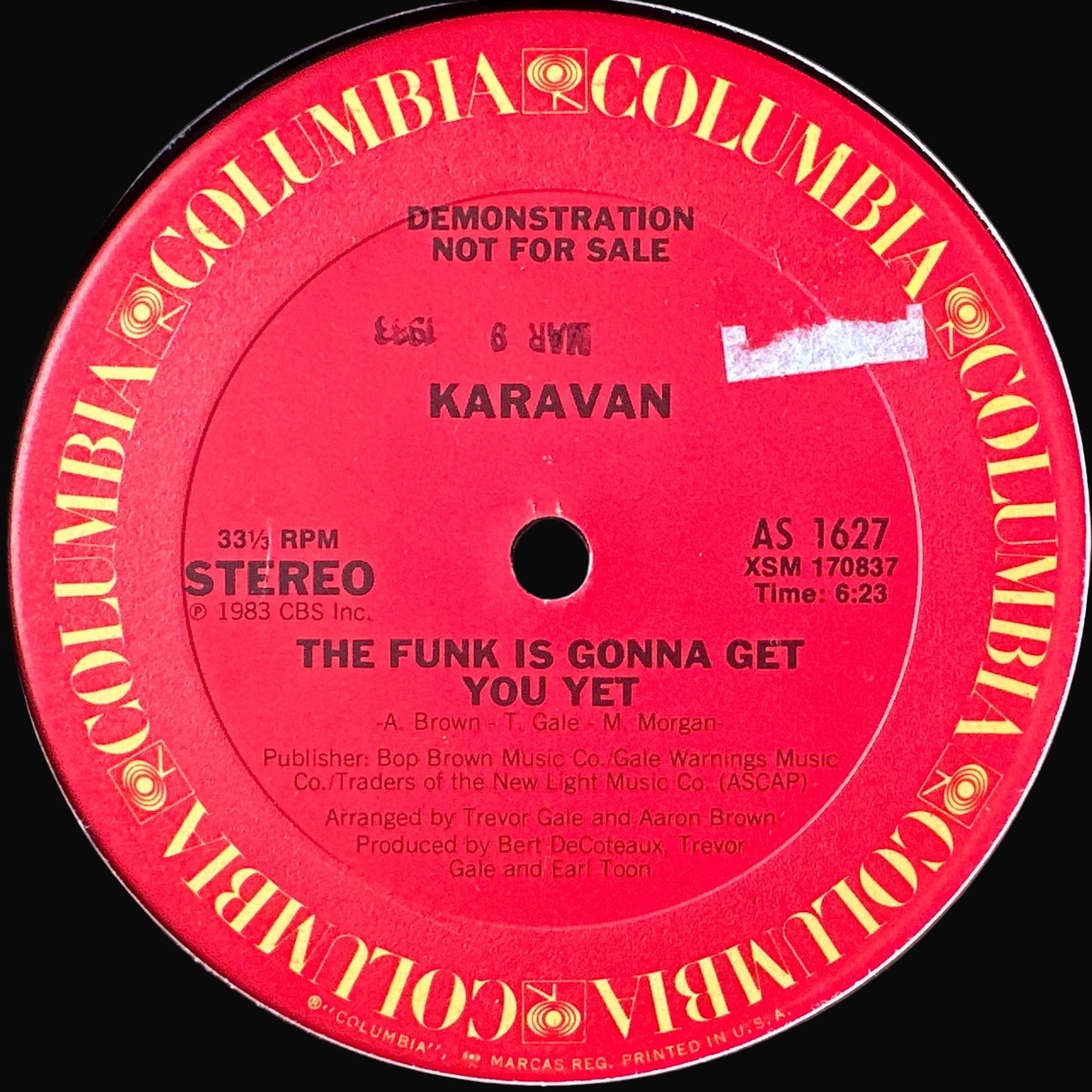 Karavan ‎– The Funk Is Gonna Get You Yet 12" Promo Vocoder / Boogie Funk 1983