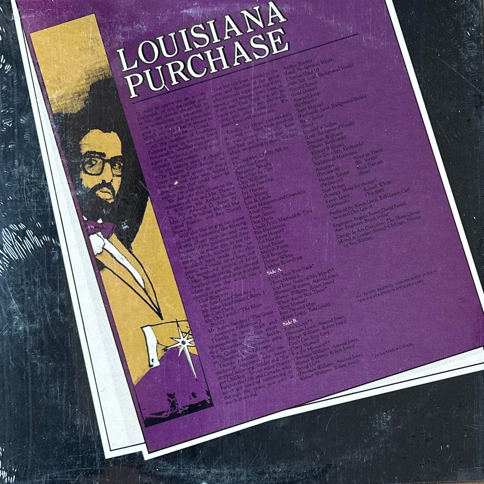 Louisiana Purchase - S/t LP Soul Funk / Jazz Mellow Grooves 1984
