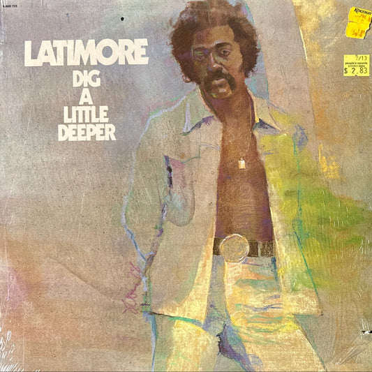 Latimore ‎– Dig A Little Deeper LP Soul Funk / Mellow Grooves 1978