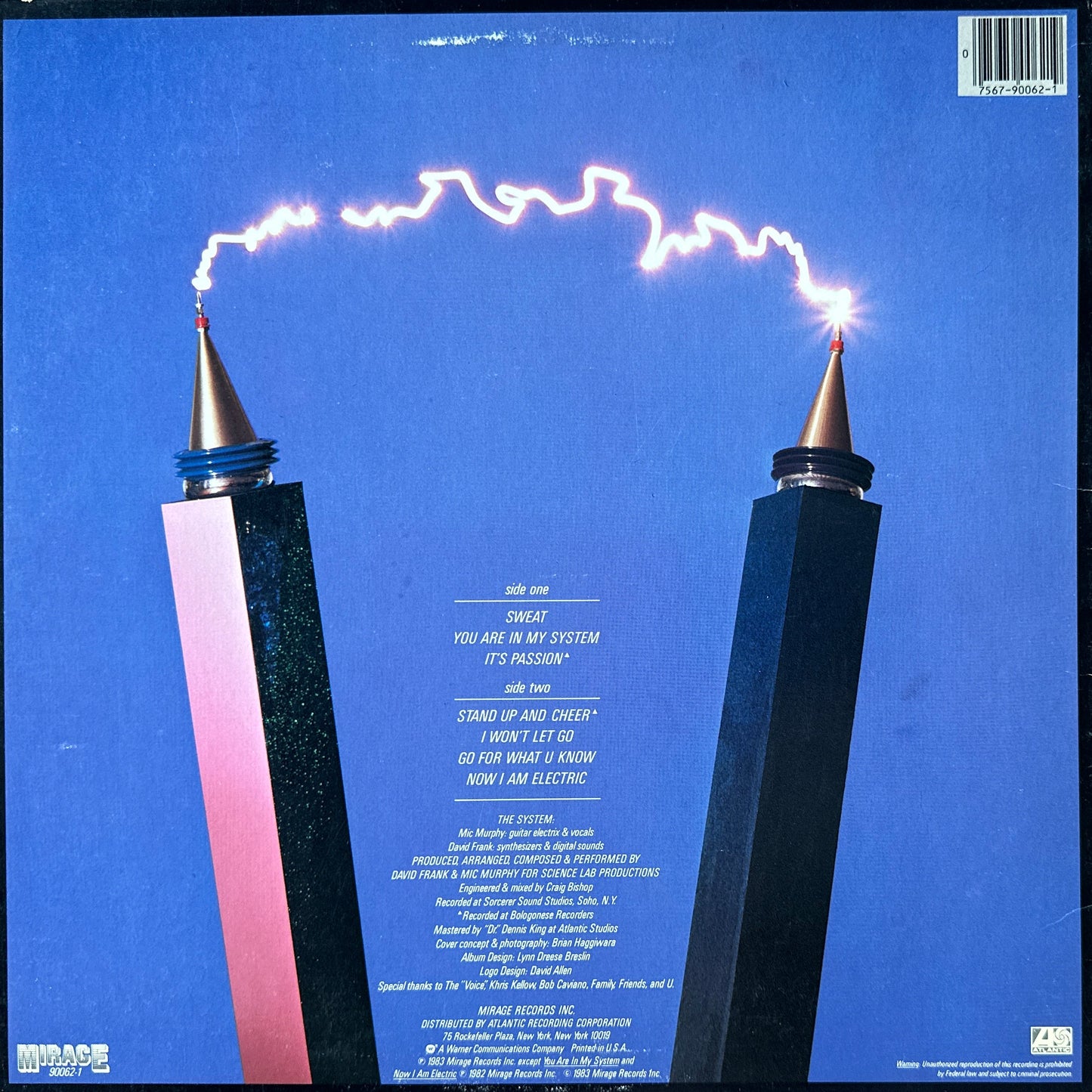 The System – Sweat LP Electro funk / Boogie 1983