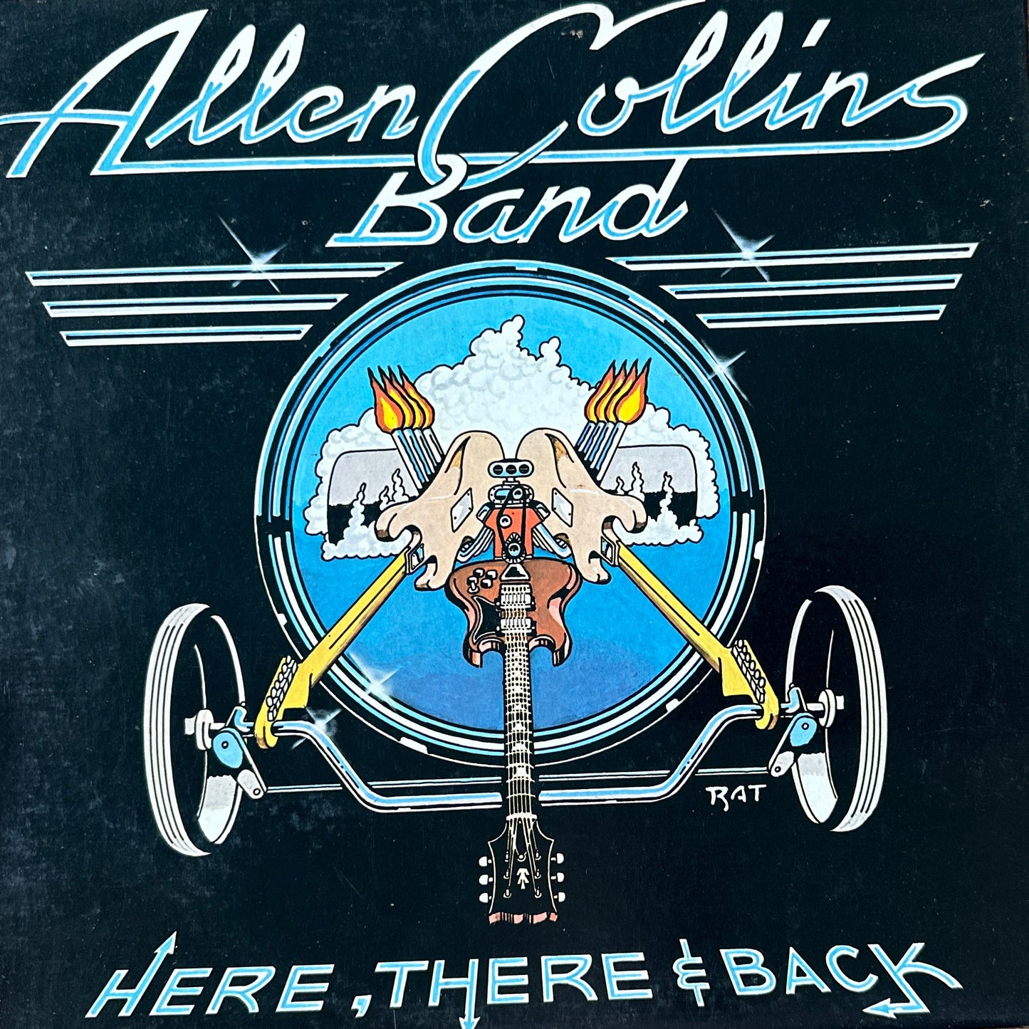 Allen Collins Band ‎– Here, There And Back LP Rock 1983