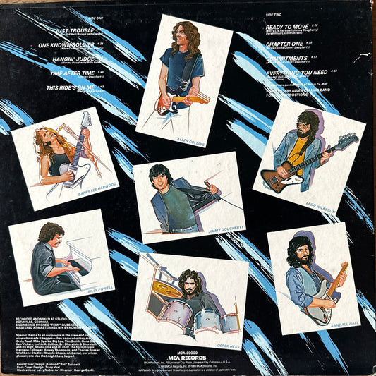 Allen Collins Band ‎– Here, There And Back LP Rock 1983