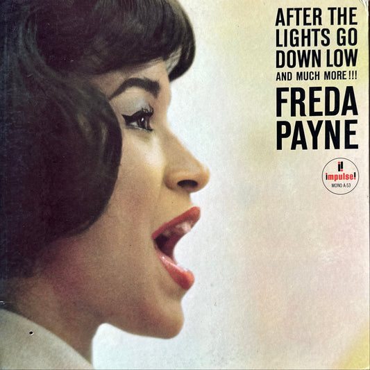 Freda Payne ‎– After The Lights Go Down Low And Much More!!! LP Jazz 1967 Gatefold