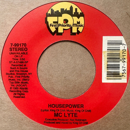MC Lyte - Housepower 7" Electro Rap / Hip Hop 1989