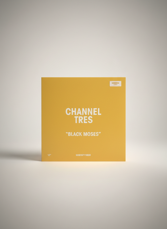 Channel Tres - Black Moses - LP Yellow & White Colored Godmode