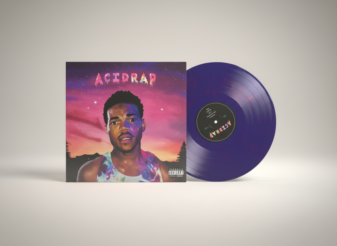 Chance The Rapper - Acid Rap  2xLP Limited Edition Colored Purple Swirl Hip Hop / Rap