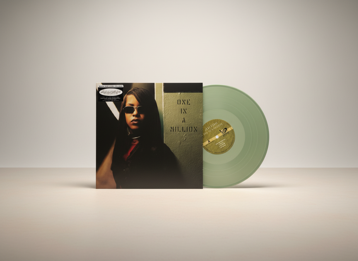 Aaliyah ‎– One In A Million - 2XLP R&B / Neo Soul / Hip Hop Limited Edition Colored Coke Clear Bottle & Cream UO Urban Outfitters