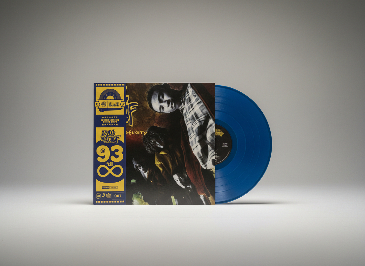 Souls Of Mischief – 93 ‘Til Infinity. 2xLP  Limited Edition Numbered Colored Blue Translucent Gatefold Rap / Hip Hop OBI