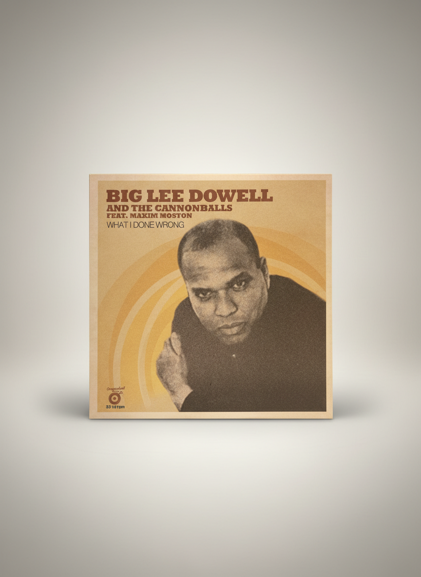 Big Lee Dowell And The Cannonballs Maxim Moston – What I Done Wrong - 12" Modern Soul Funk 2016