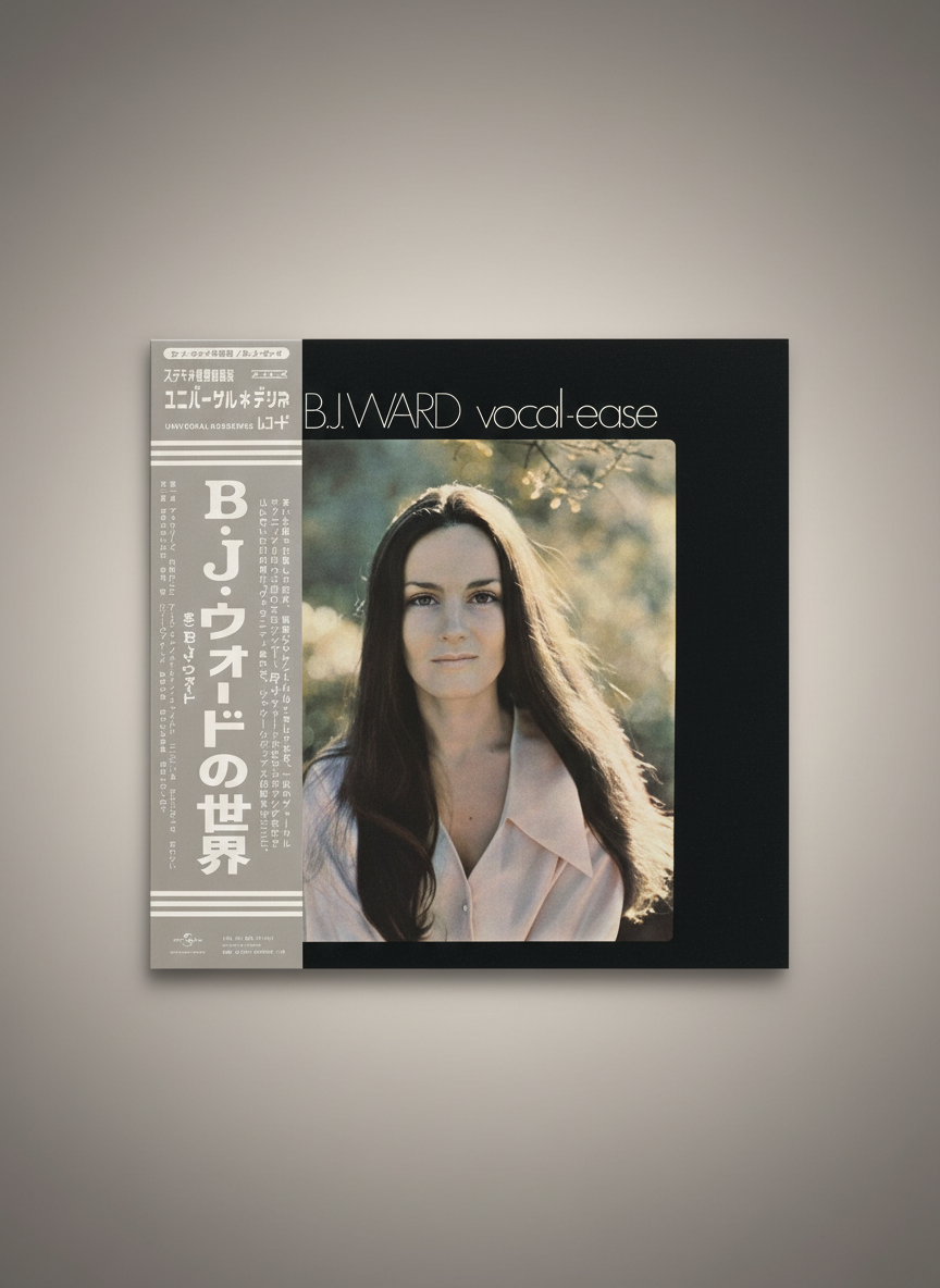 B.J. Ward = B・J・ウォード* ‎– Vocal Ease = B・J・ウォードの世界 LP Vinyl Jazz / Folk / Rock OBI Reissue 2019