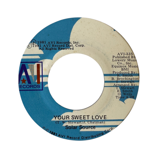 Solar Source – Can You Dig The Funk 7" Soul Funk 1981 AVI