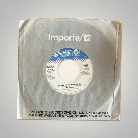 Autumn – In Time (You'll Be My Love) 7" Jazz / Soul Funk / A.O.R 1985