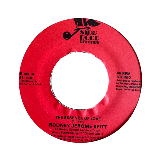 Rodney Jerome Keitt – The Essence Of Love / West Oak Lane Jam 7" Soul / Funk 1986