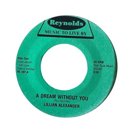 Lillian Alexander – A Dream Without You / Can You Feel It 7" Soul / Funk 1984