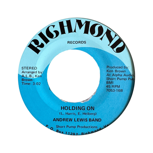 Andrew Lewis Band ‎– Midnite Man / Holding On 7" Soul Funk 1977