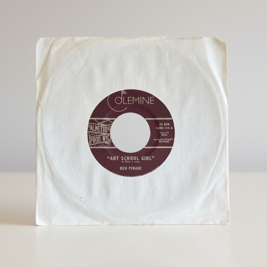 Ben Pirani ‎– Art School Girl / It's Understanding - 7" Colemine 2018
